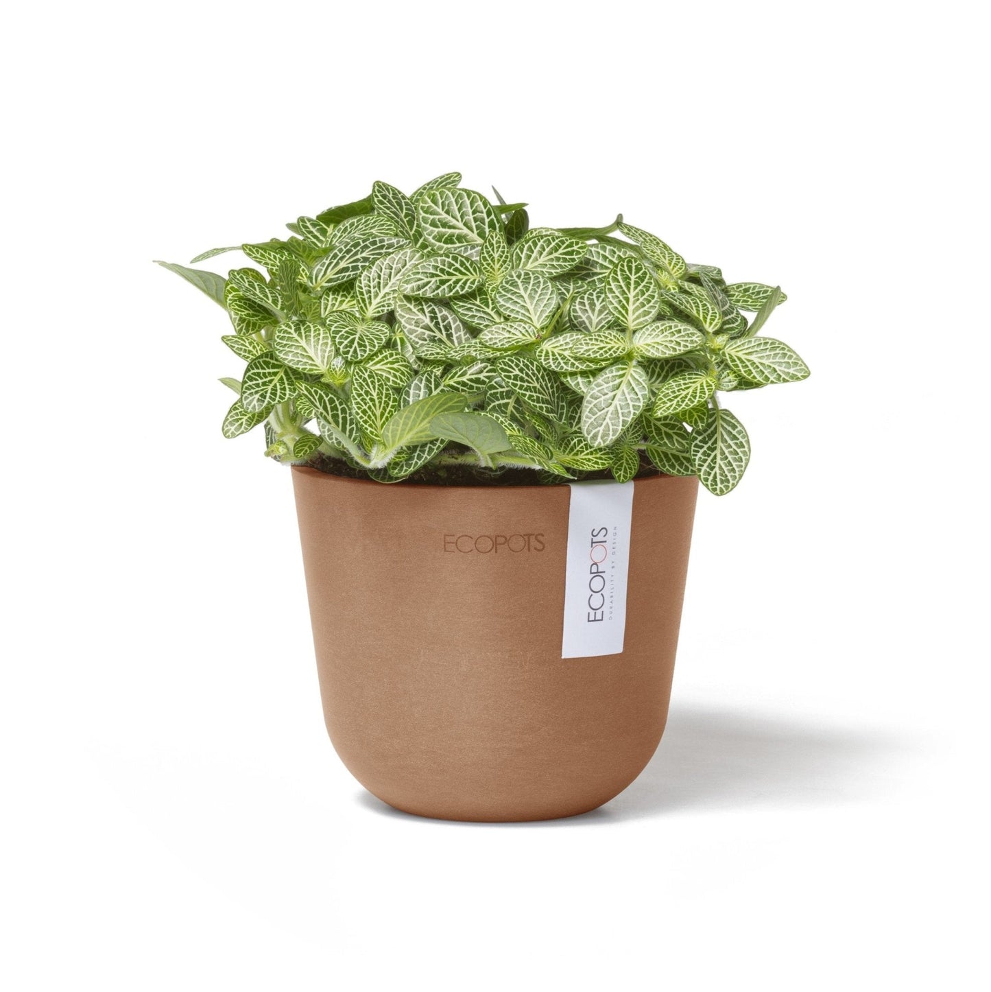 Kukkaruukku - Ecopots - Oslo 11,5cm terracotta - Ecopots - Uuden aikakauden kukkaruukku kierrätysmateriaalista