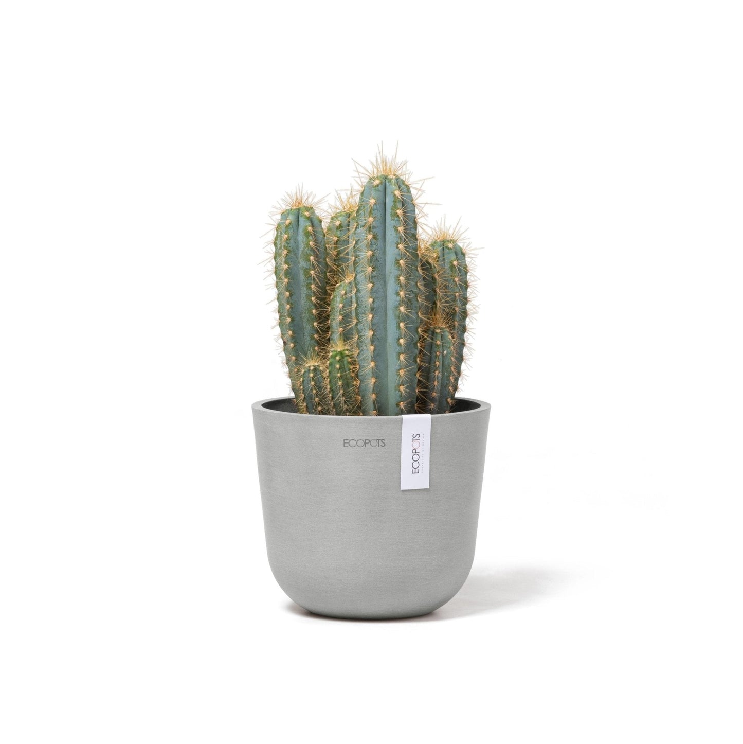 Kukkaruukku - Ecopots - Oslo 16cm valkoharmaa - Ecopotskauppa - Uuden aikakauden kukkaruukku