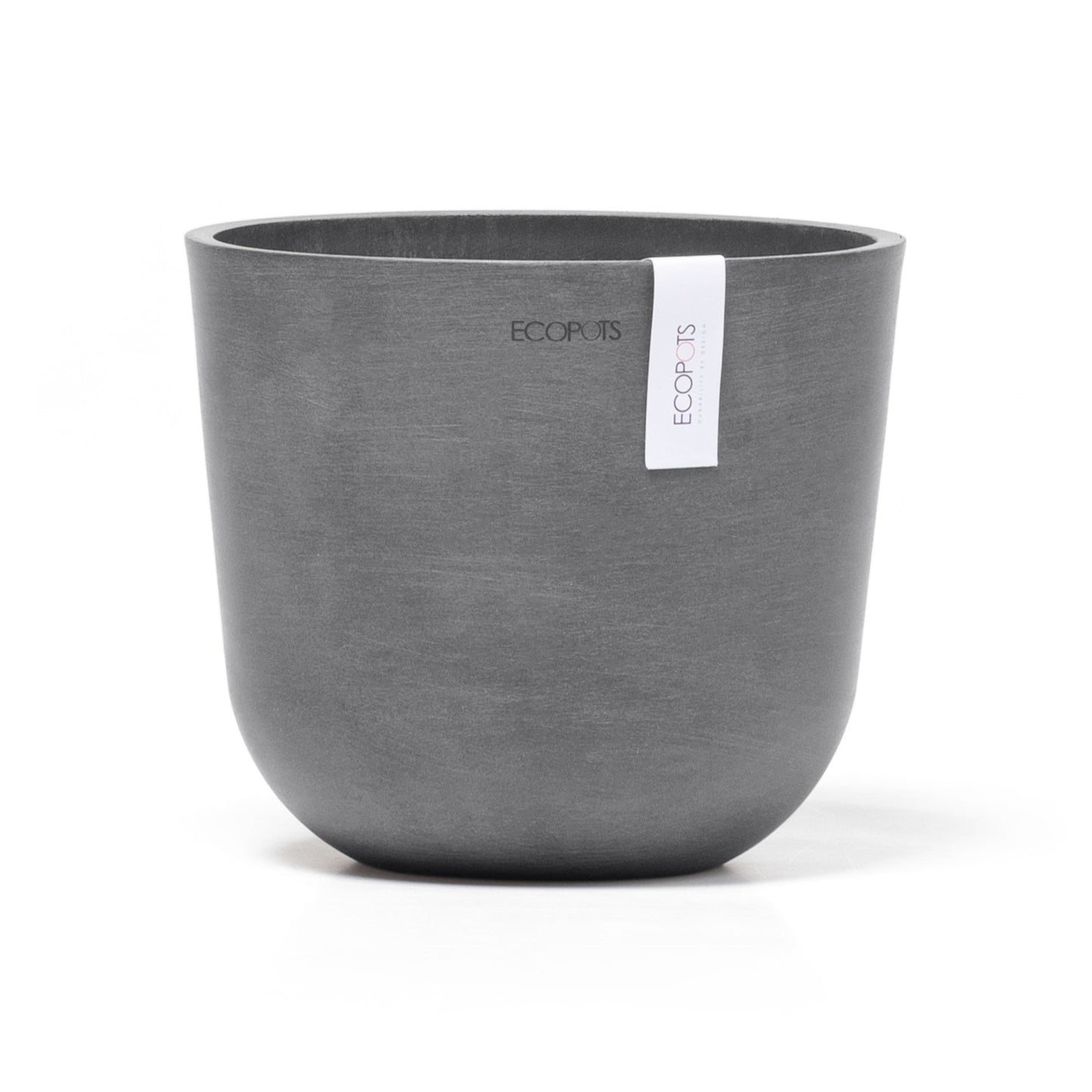 Kukkaruukku - Ecopots - Oslo 19cm harmaa - Ecopotskauppa - Uuden aikakauden kukkaruukku