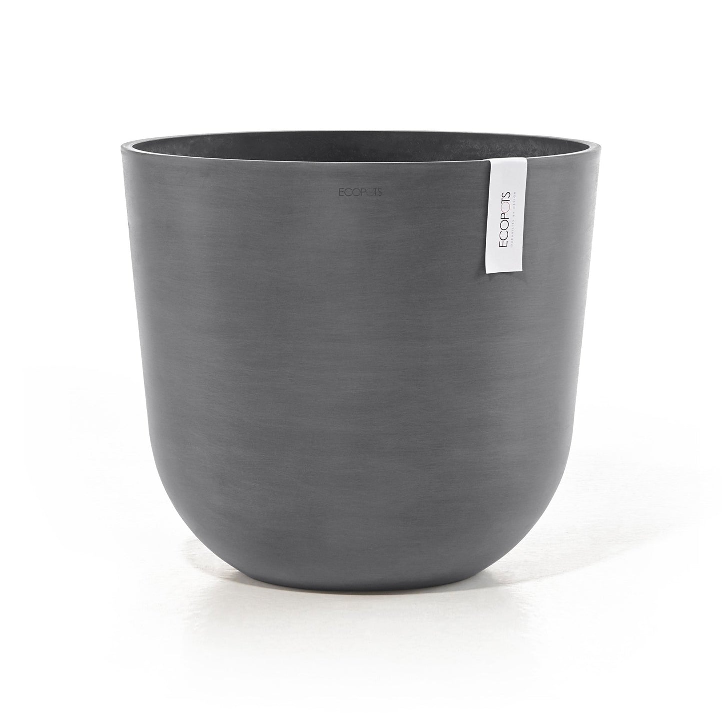 Kukkaruukku - Ecopots - Oslo 45cm harmaa - Ecopotskauppa - Uuden aikakauden kukkaruukku