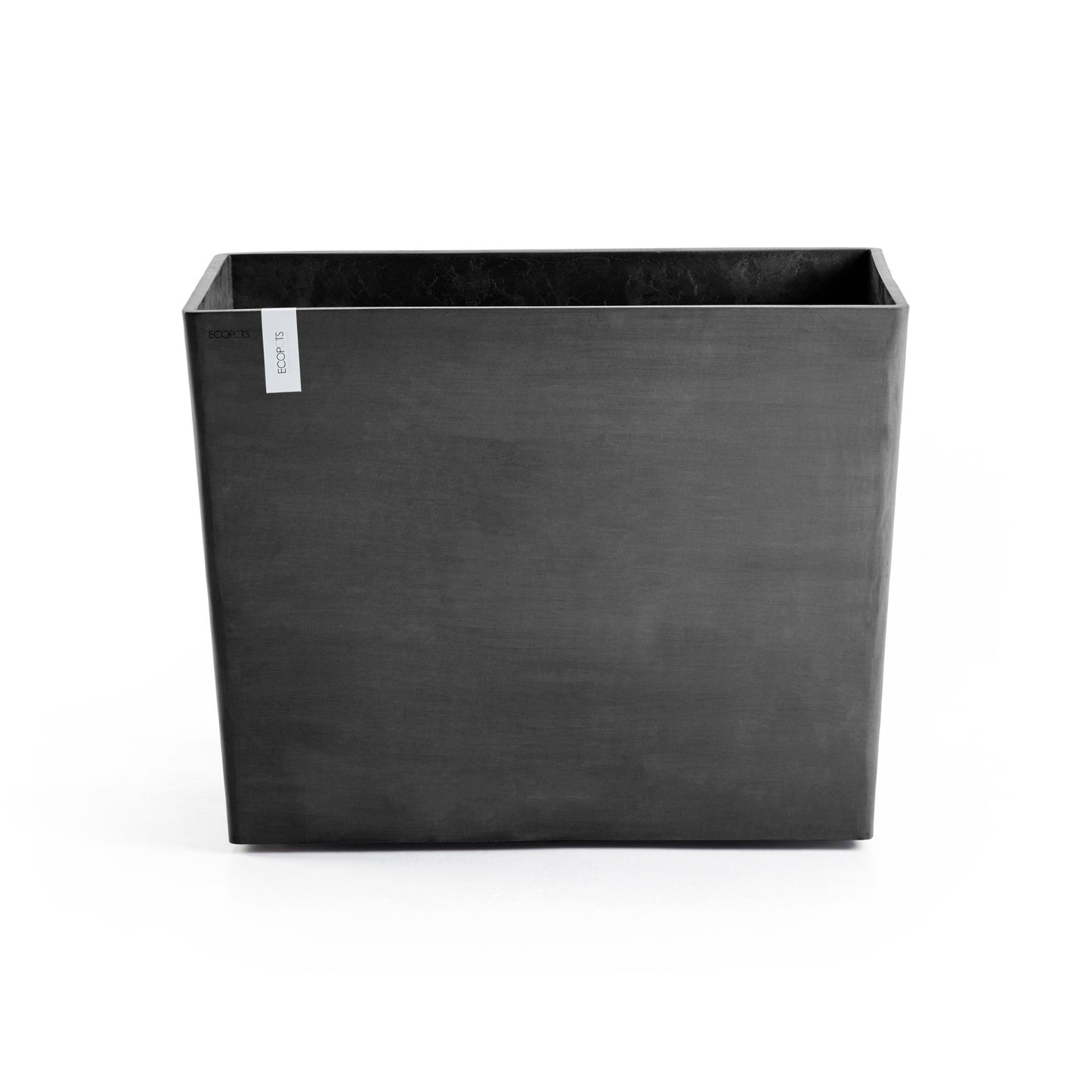 Kukkaruukku - Ecopots - Pariisi pyörillä 85cm tummanharmaa - Ecopotskauppa - Uuden aikakauden kukkaruukku