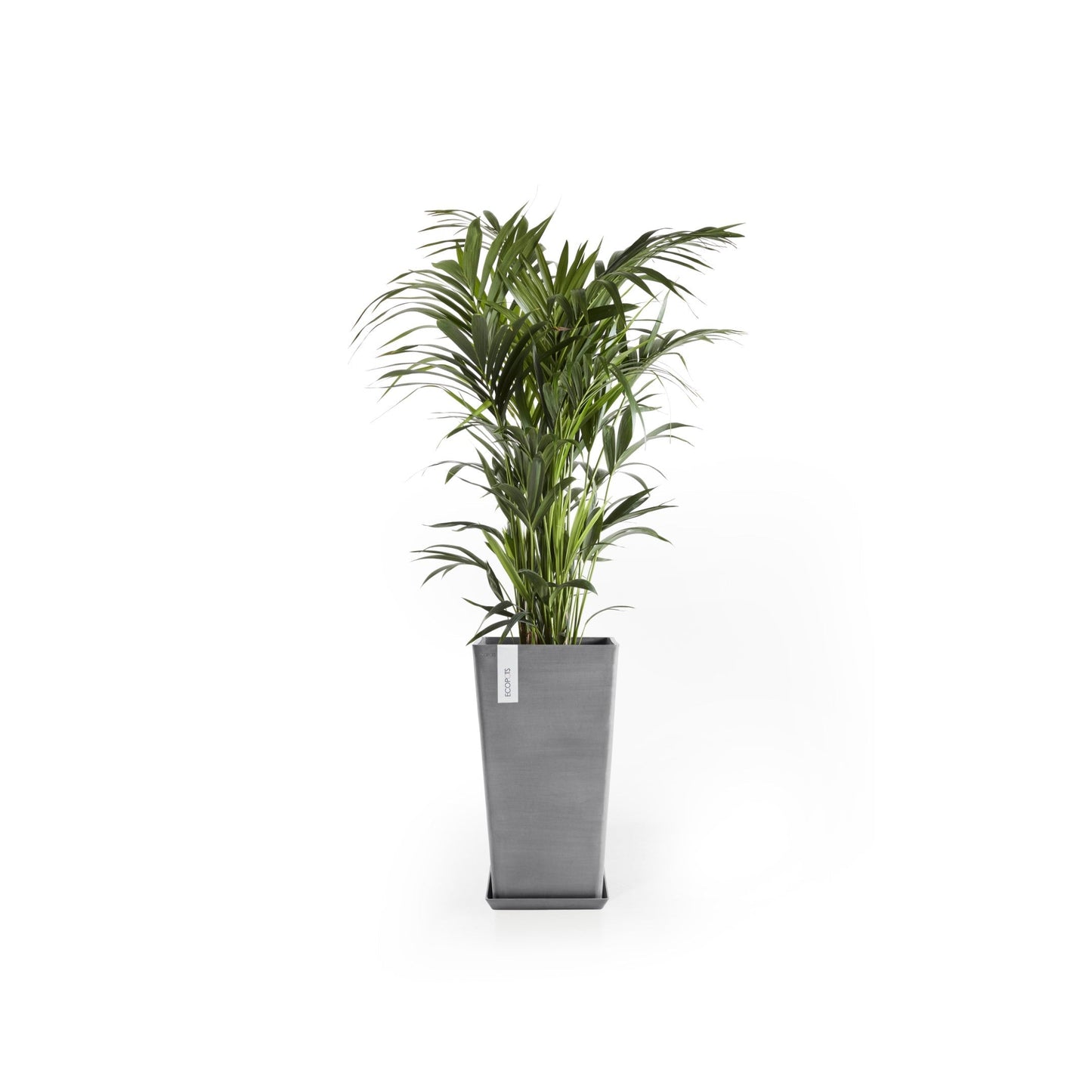 Kukkaruukku - Ecopots - Rotterdam keskikorkea 56cm harmaa - Ecopotskauppa - Uuden aikakauden kukkaruukku