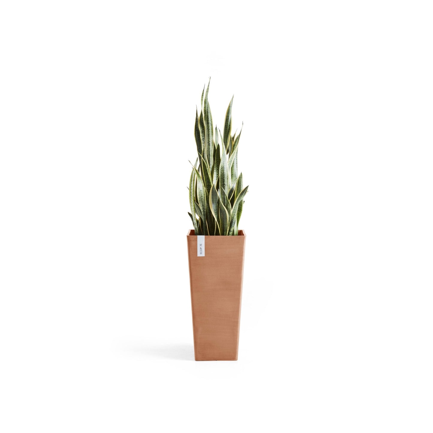Kukkaruukku - Ecopots - Rotterdam korkea 70cm terracotta - Ecopotskauppa - Uuden aikakauden kukkaruukku