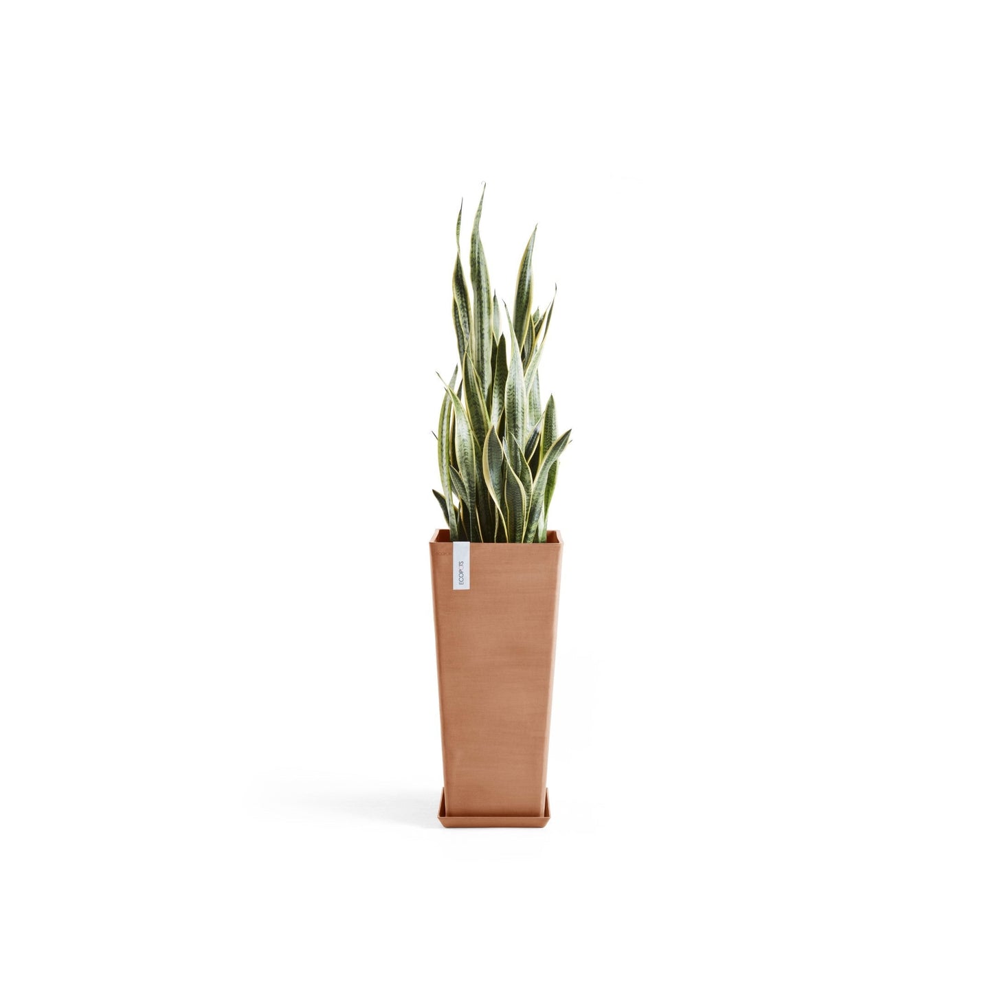 Kukkaruukku - Ecopots - Rotterdam korkea 70cm terracotta - Ecopotskauppa - Uuden aikakauden kukkaruukku