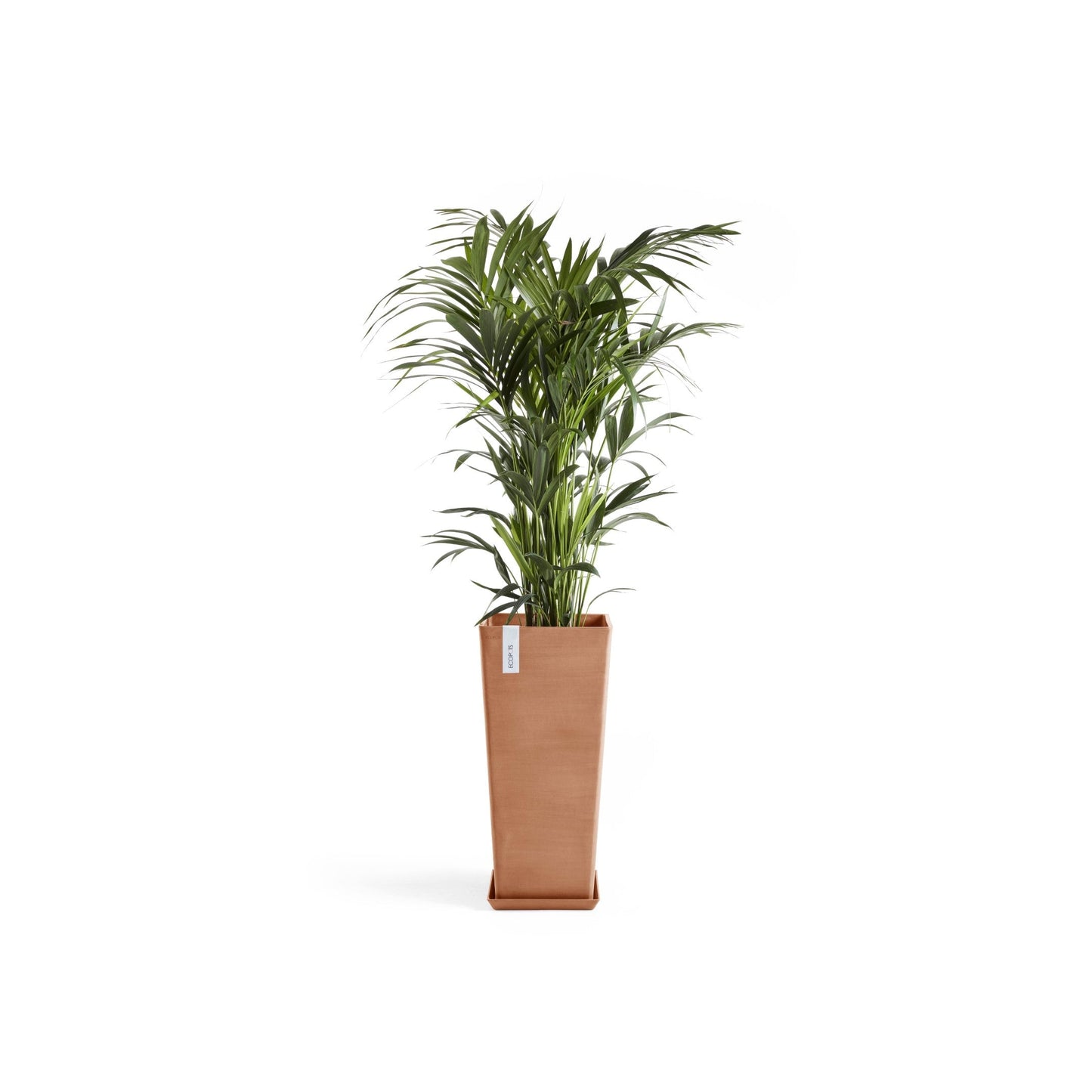 Kukkaruukku - Ecopots - Rotterdam korkea 70cm terracotta - Ecopotskauppa - Uuden aikakauden kukkaruukku