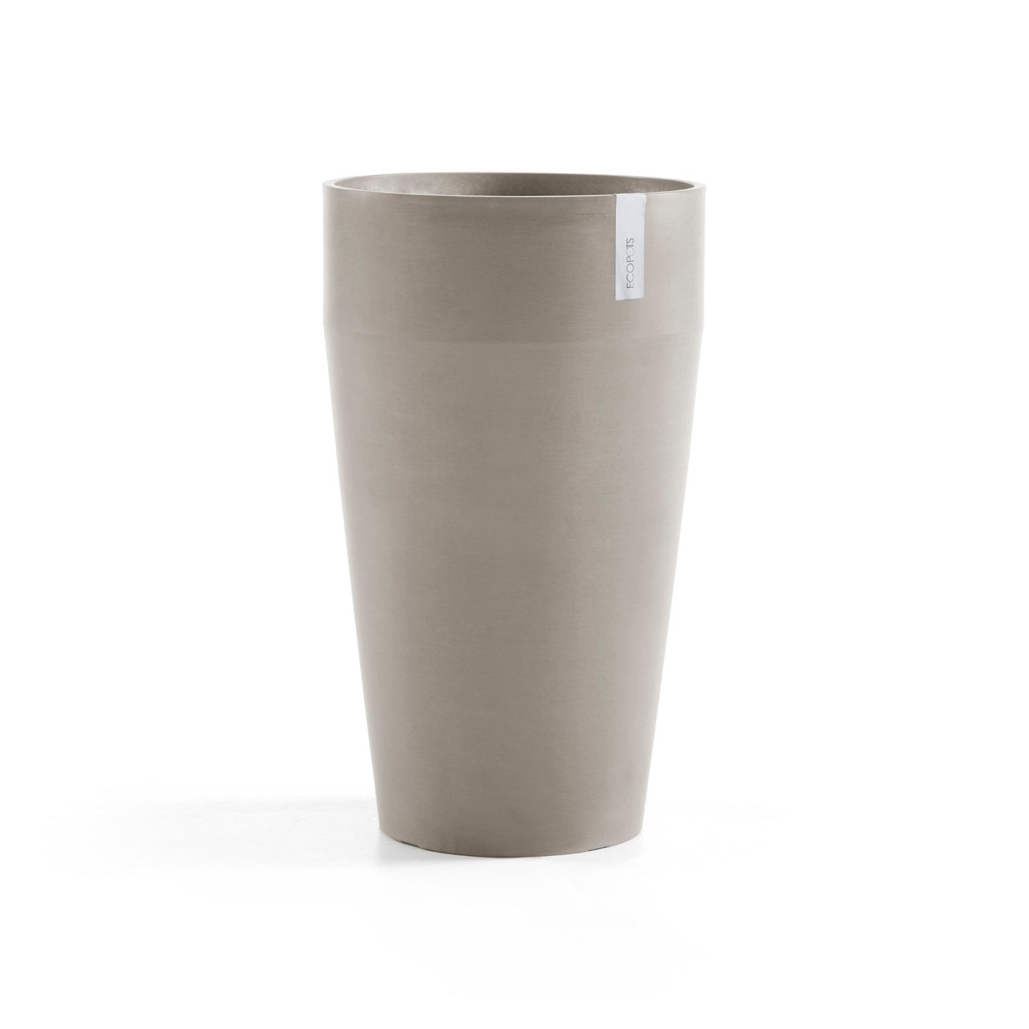 Kukkaruukku - Ecopots - Sankara korkea 75cm taupe - Ecopotskauppa - Uuden aikakauden kukkaruukku