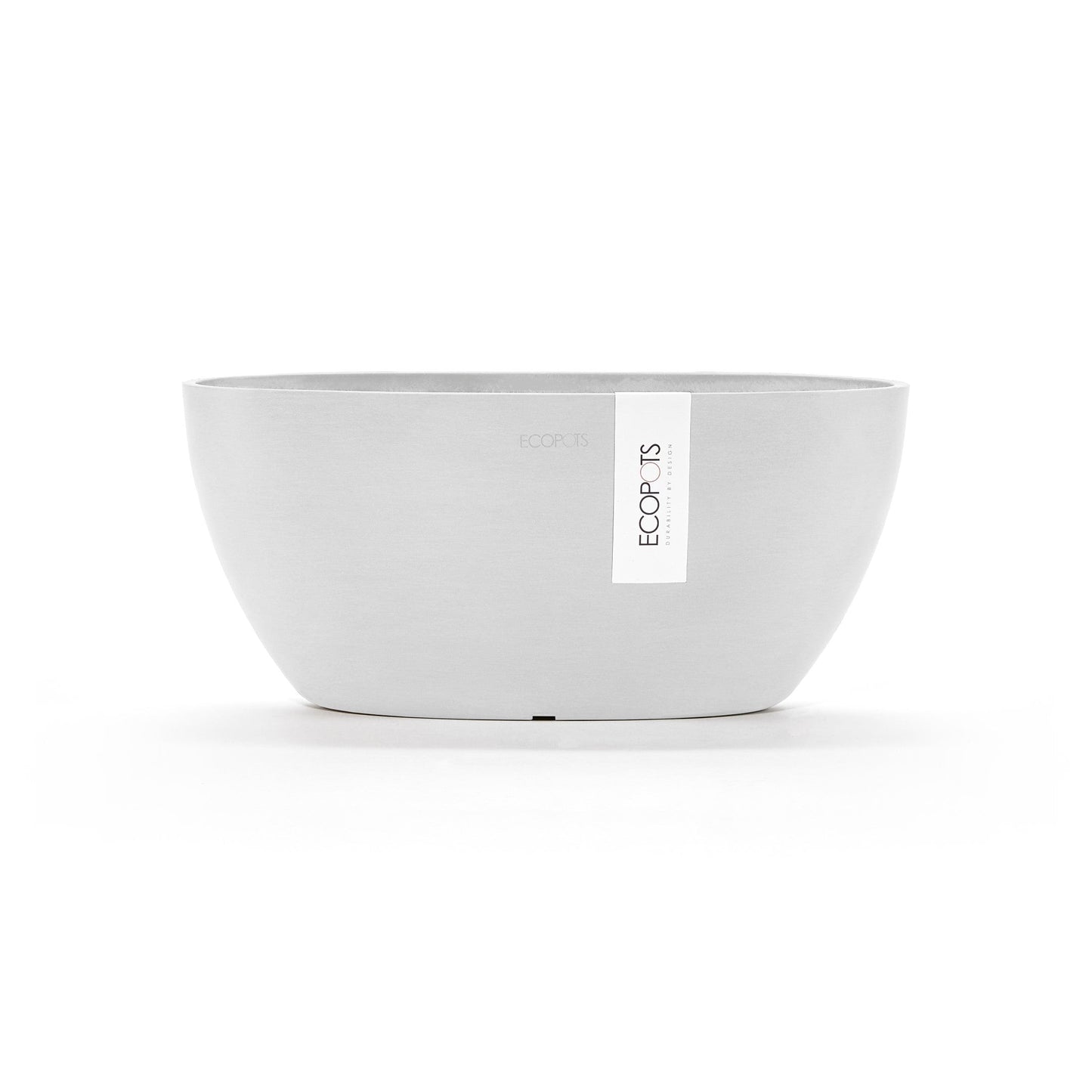 Kukkaruukku - Ecopots - Sofia 30cm valkoinen - Ecopotskauppa - Uuden aikakauden kukkaruukku