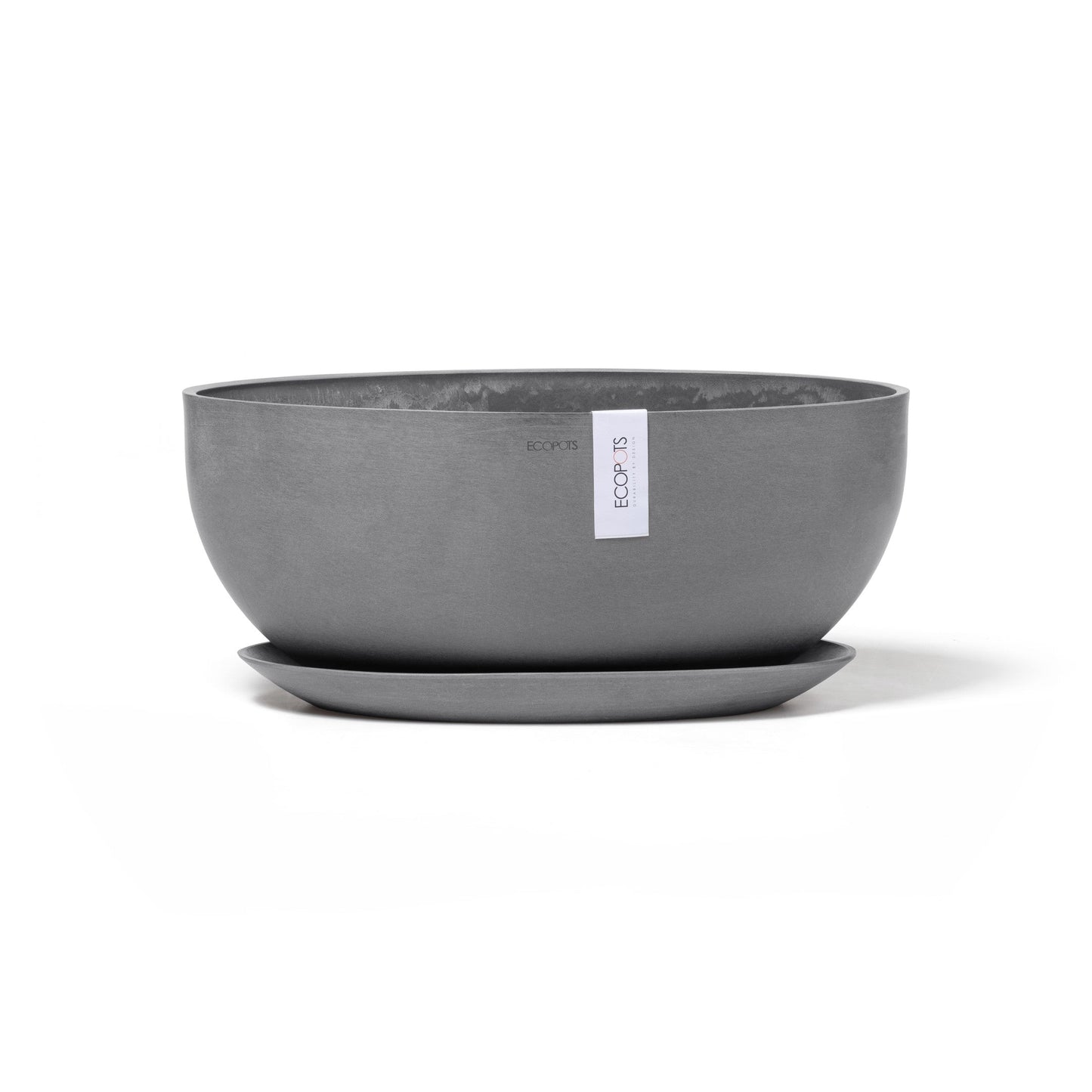Kukkaruukku - Ecopots - Sofia 43cm harmaa - Ecopotskauppa - Uuden aikakauden kukkaruukku