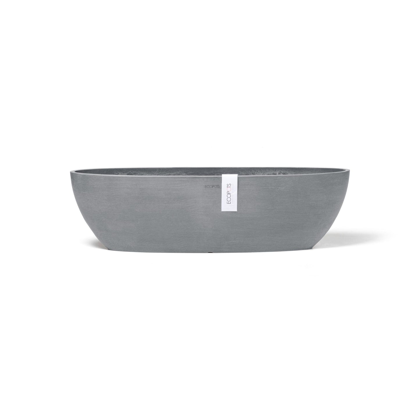 Kukkaruukku - Ecopots - Sofia pitkä 56cm siniharmaa - Ecopotskauppa - Uuden aikakauden kukkaruukku