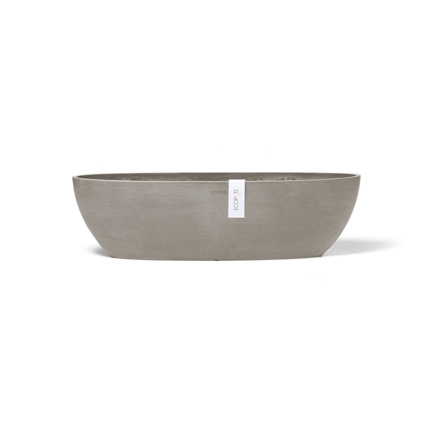 Kukkaruukku - Ecopots - Sofia pitkä 56cm taupe - Ecopotskauppa - Uuden aikakauden kukkaruukku