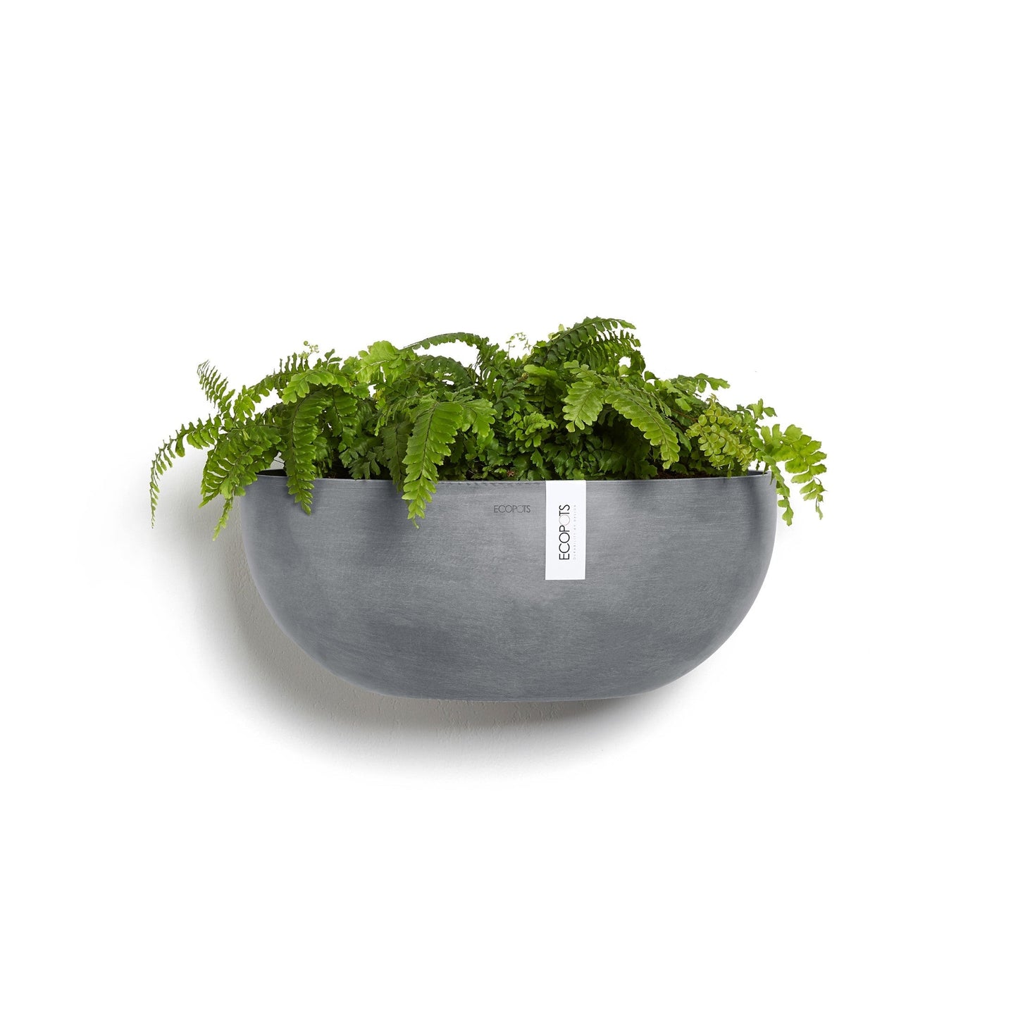 Kukkaruukku - Ecopots - Sofia seinä 43cm siniharmaa - Ecopotskauppa - Uuden aikakauden kukkaruukku