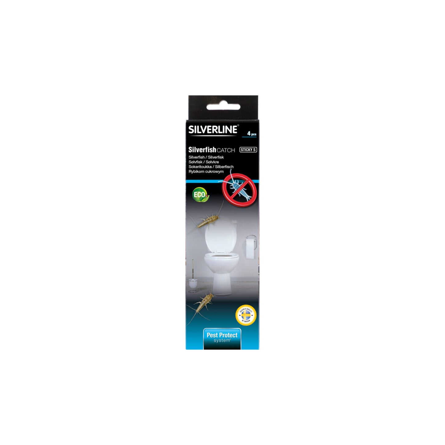 Silverfisk Sticky S 4-pack