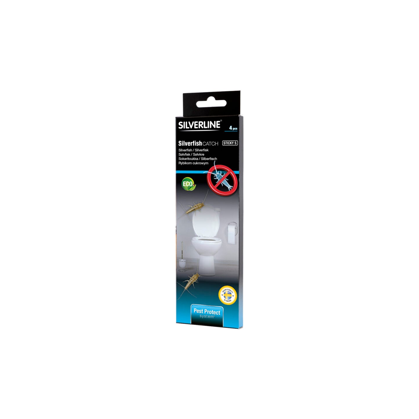Silverfisk Sticky S 4-pack