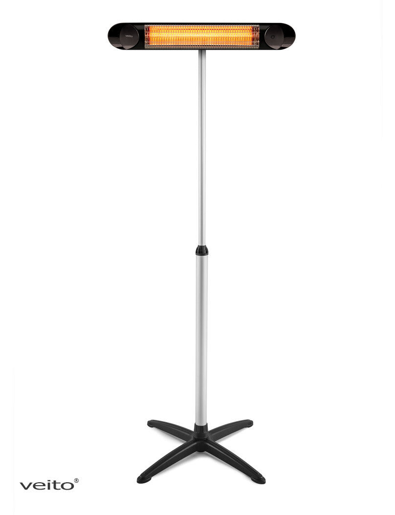 Terrassvärmare Veito Blade 2000W IP55, Silver