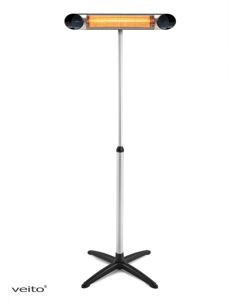 Terrassvärmare Veito Blade 2000W IP55, Silver