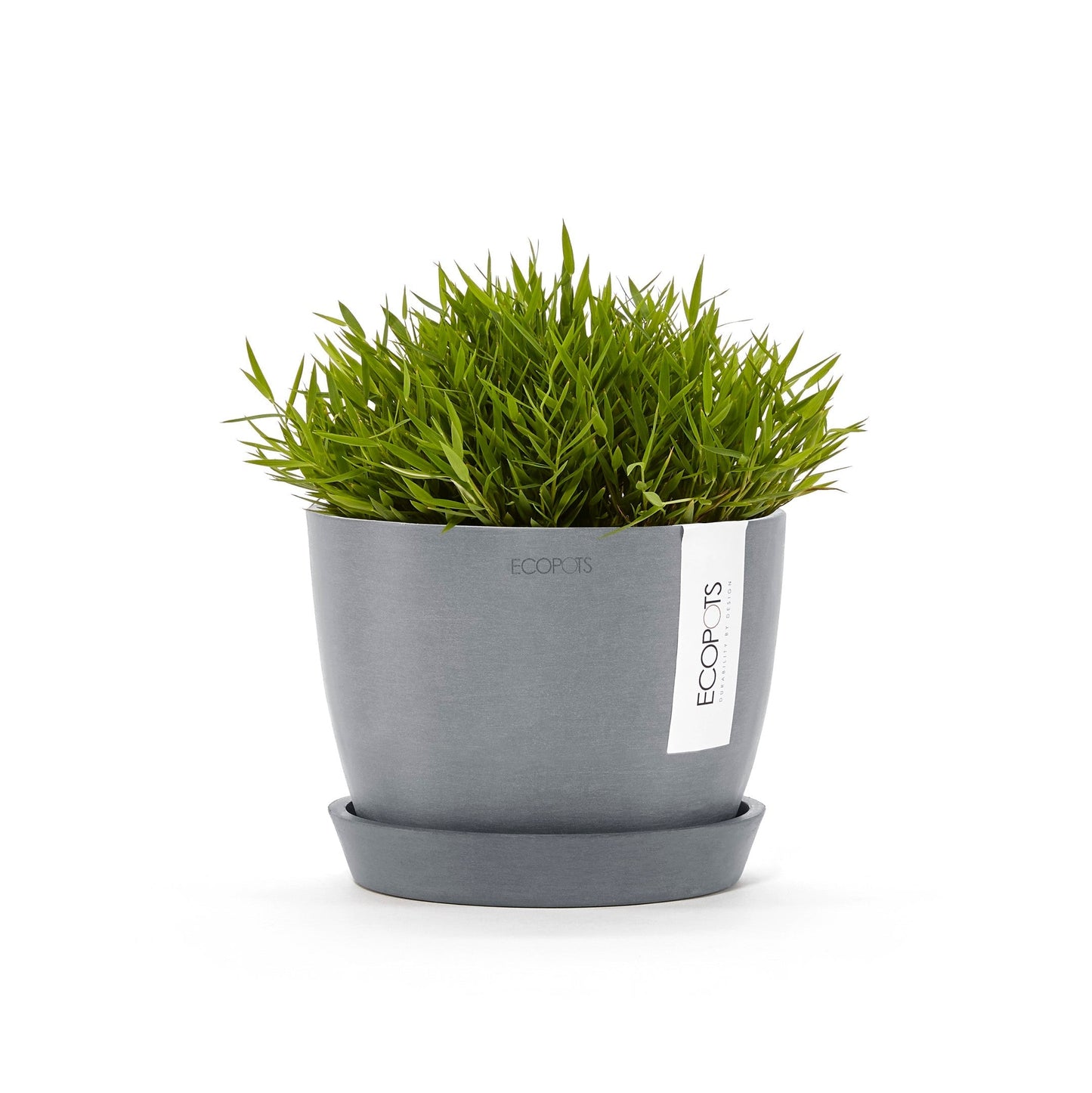 Kukkaruukku - Ecopots - Tukholma 16cm siniharmaa - Ecopotskauppa - Uuden aikakauden kukkaruukku