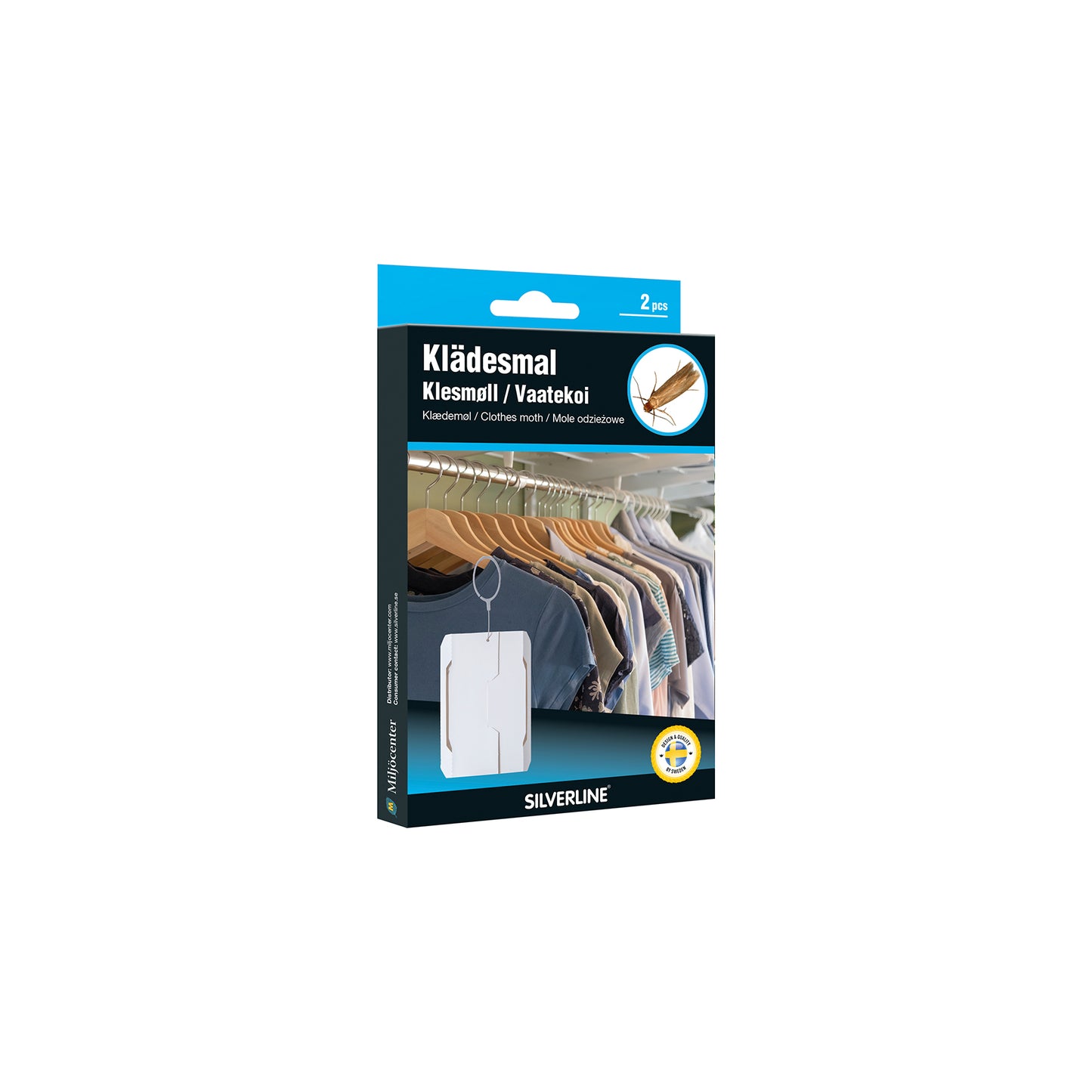 Klädesmalsfälla, 2-pack