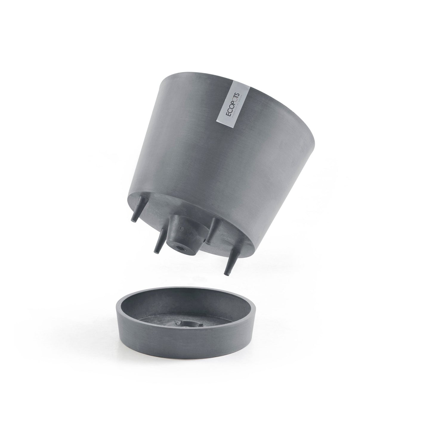Kukkaruukku - Ecopots - Venetsia 30cm siniharmaa - Ecopotskauppa - Uuden aikakauden kukkaruukku