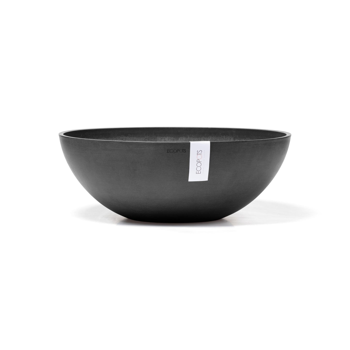 Kukkaruukku - Ecopots - Vienna 50cm tummanharmaa - Ecopotskauppa - Uuden aikakauden kukkaruukku