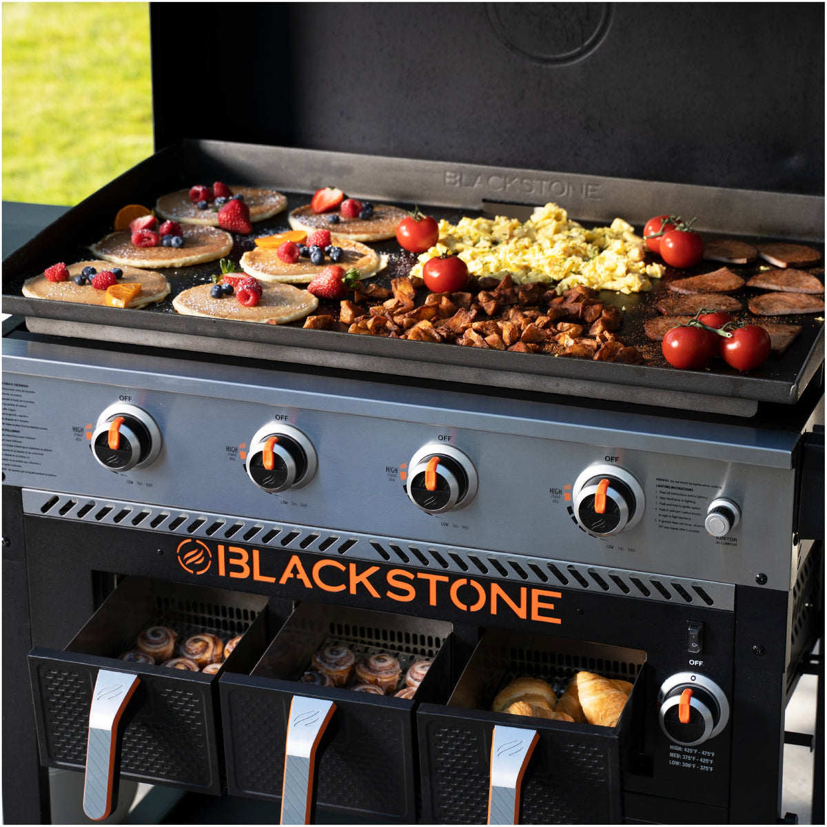 Blackstone 36” grillplaat AirFryeriga