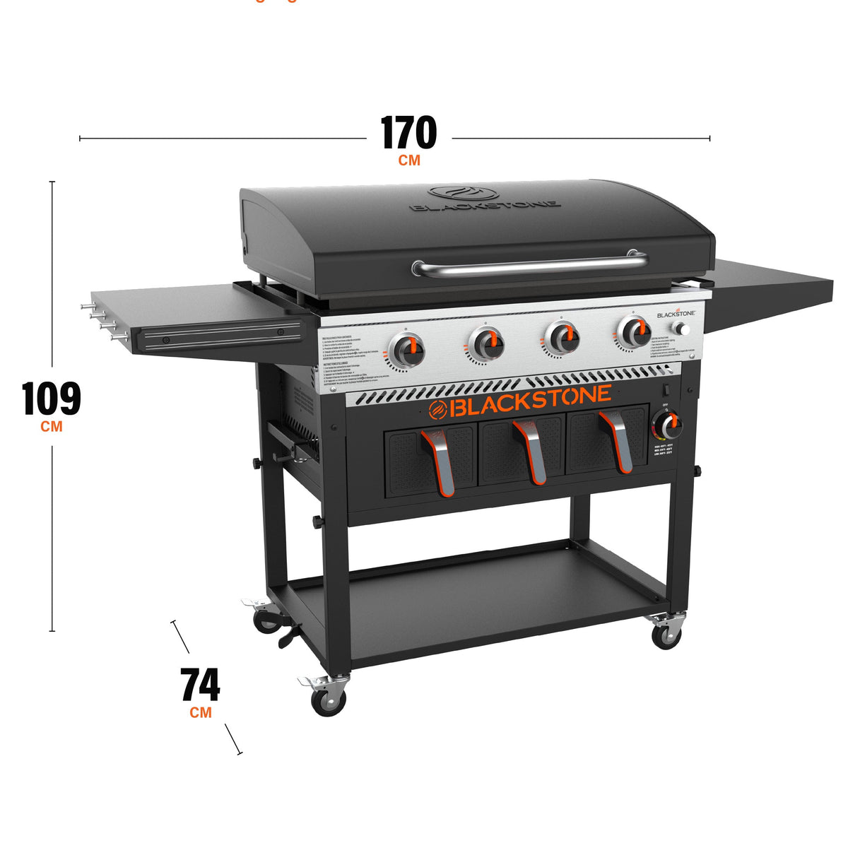 Blackstone 36” grillplaat AirFryeriga