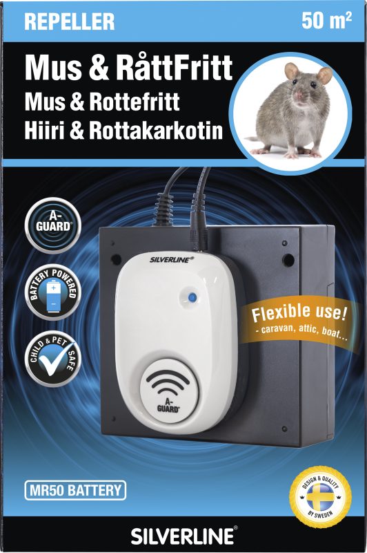 A-Repeller Mus & Råttor™ MR50 batteri