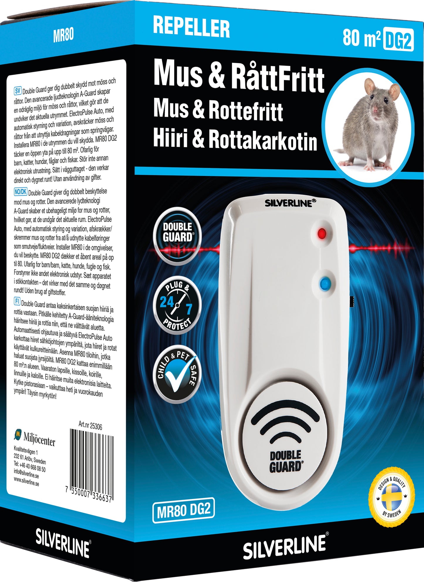 Hiiri- ja Rottakarkotin™ MR80 DG2