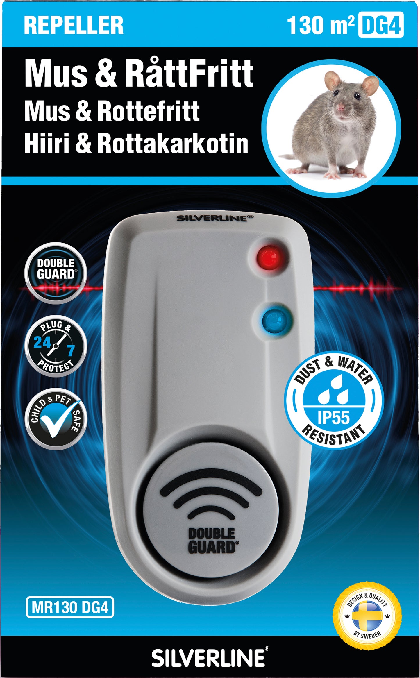 Hiiri & Rottakarkotin™ MR130 IP55