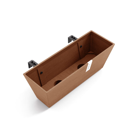 Kukkaruukku Bruge ripustettava 50cm terracotta