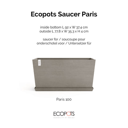 Aluslautanen Pariisi 100cm taupe – tuotetiedot