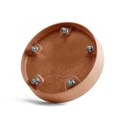 Aluslautanen Amsterdam pyörillä 70cm terracotta – pohja