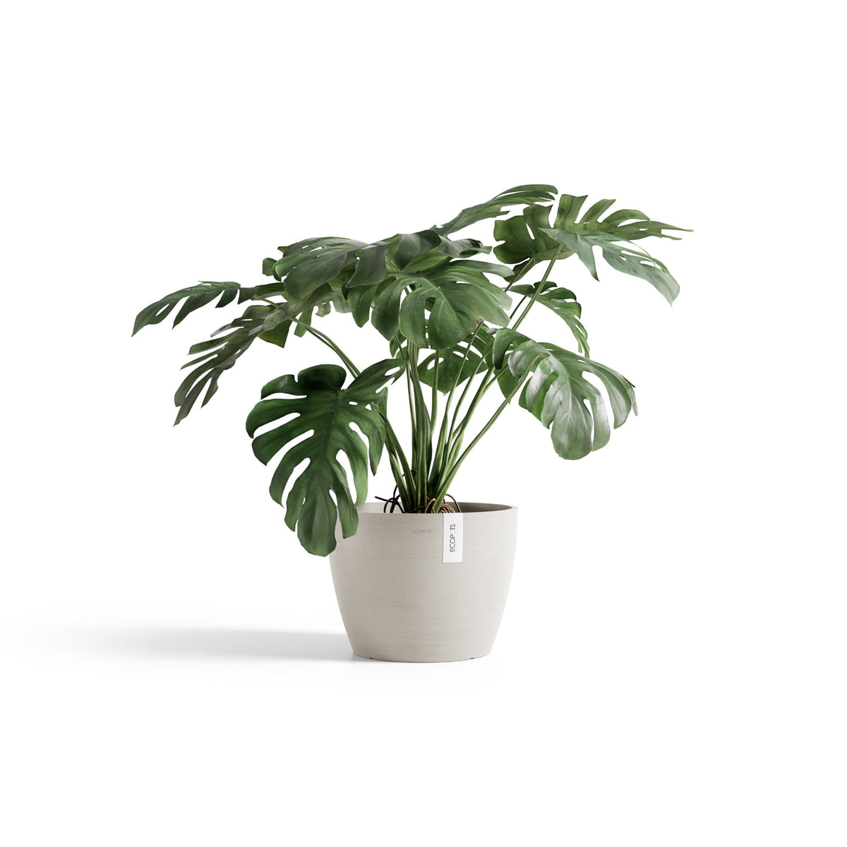 Kukkaruukku Tukholma 40cm hiekka – kasvin kanssa 2