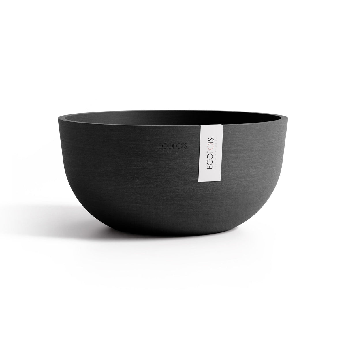Kukkaruukku Oslo matala 30cm tummanharmaa