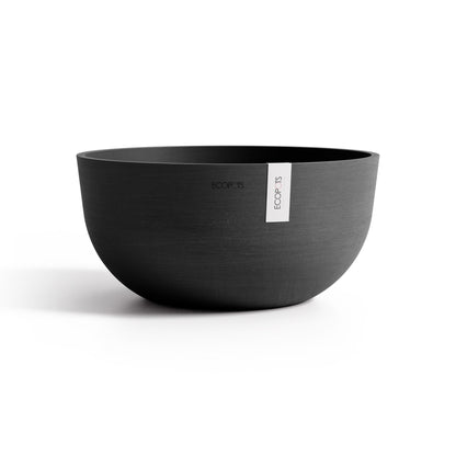Kukkaruukku Oslo matala 40cm tummanharmaa
