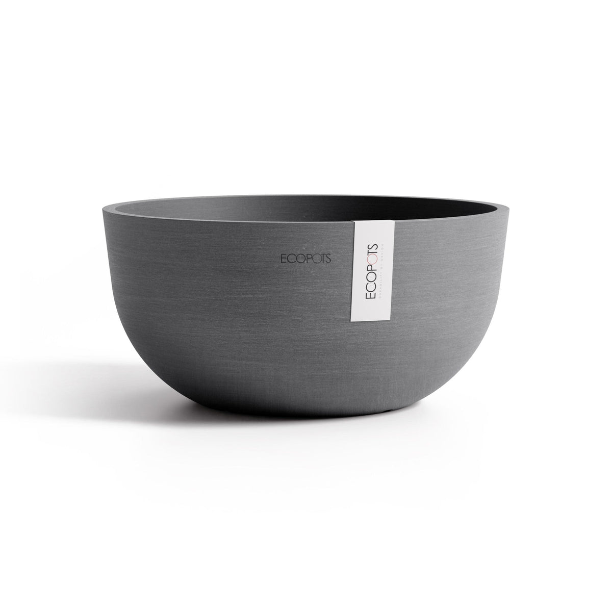 Kukkaruukku Oslo matala 30cm harmaa