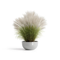 Lillepott Oslo madal 40cm valgehall