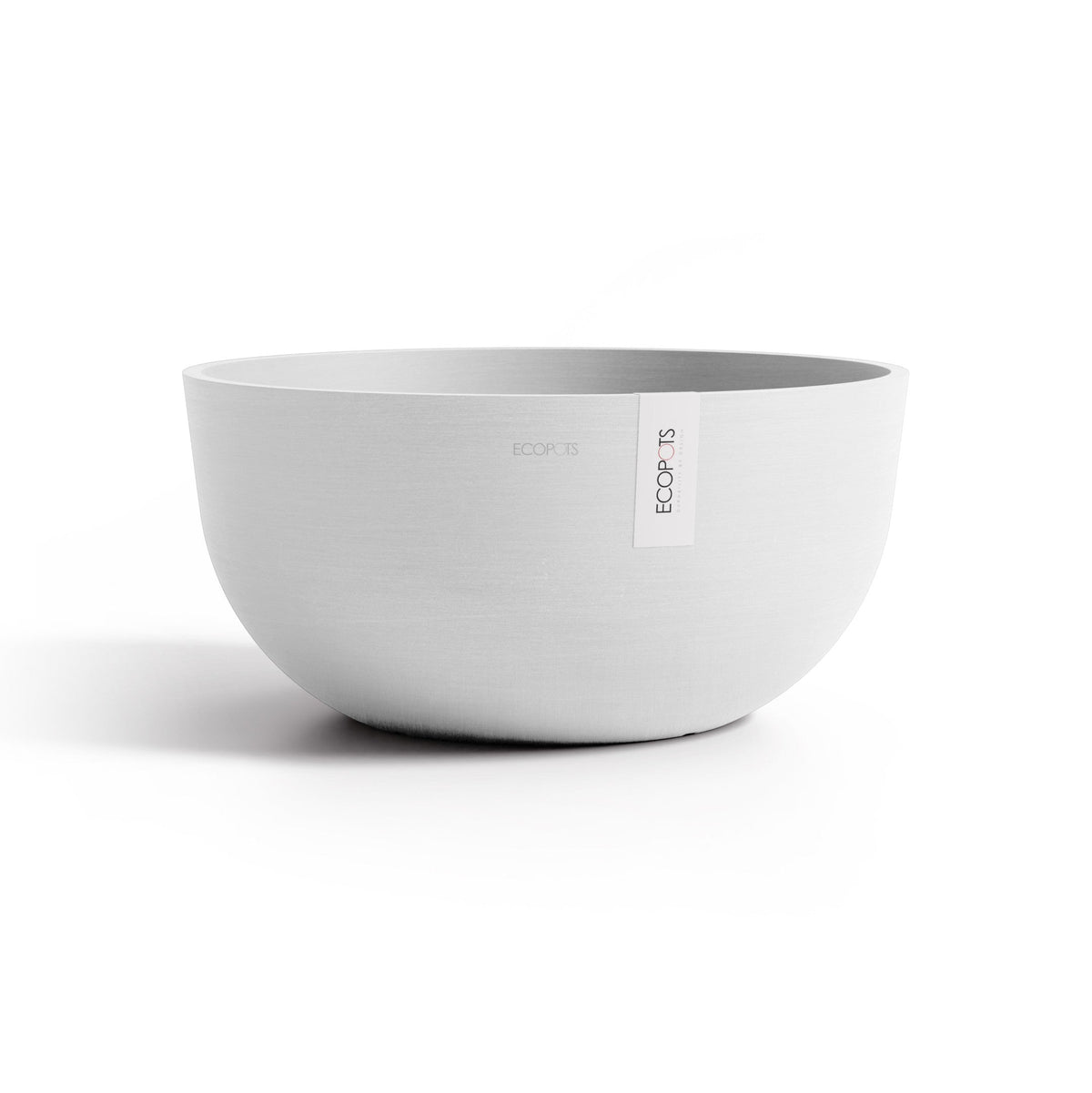 Kukkaruukku Oslo matala 50cm valkoinen