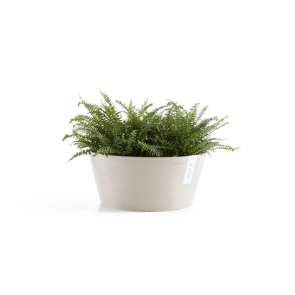 Kukkaruukku Frankfurt 40cm hiekka – kasvin kanssa