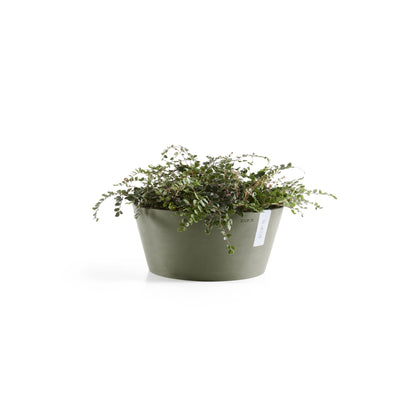 Kukkaruukku Frankfurt 40cm kaki – kasvin kanssa 2