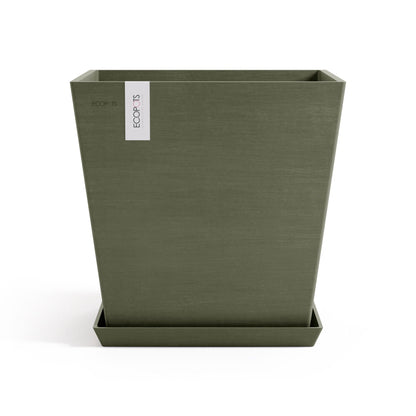 Kukkaruukku Rotterdam design 45cm kaki – aluslautasen kanssa