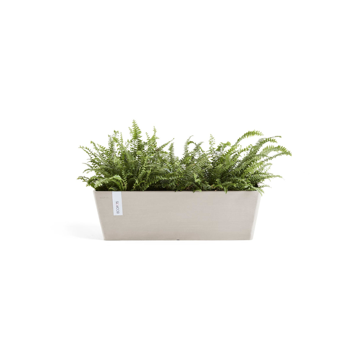 Kukkaruukku Bruge 55cm hiekka – kasvin kanssa