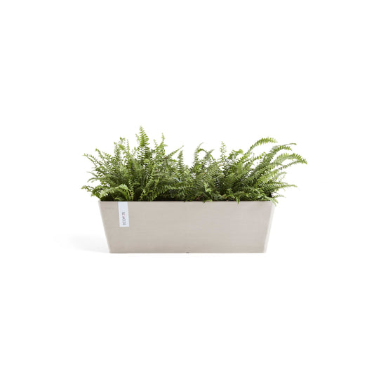 Kukkaruukku Bruge 55cm hiekka – kasvin kanssa