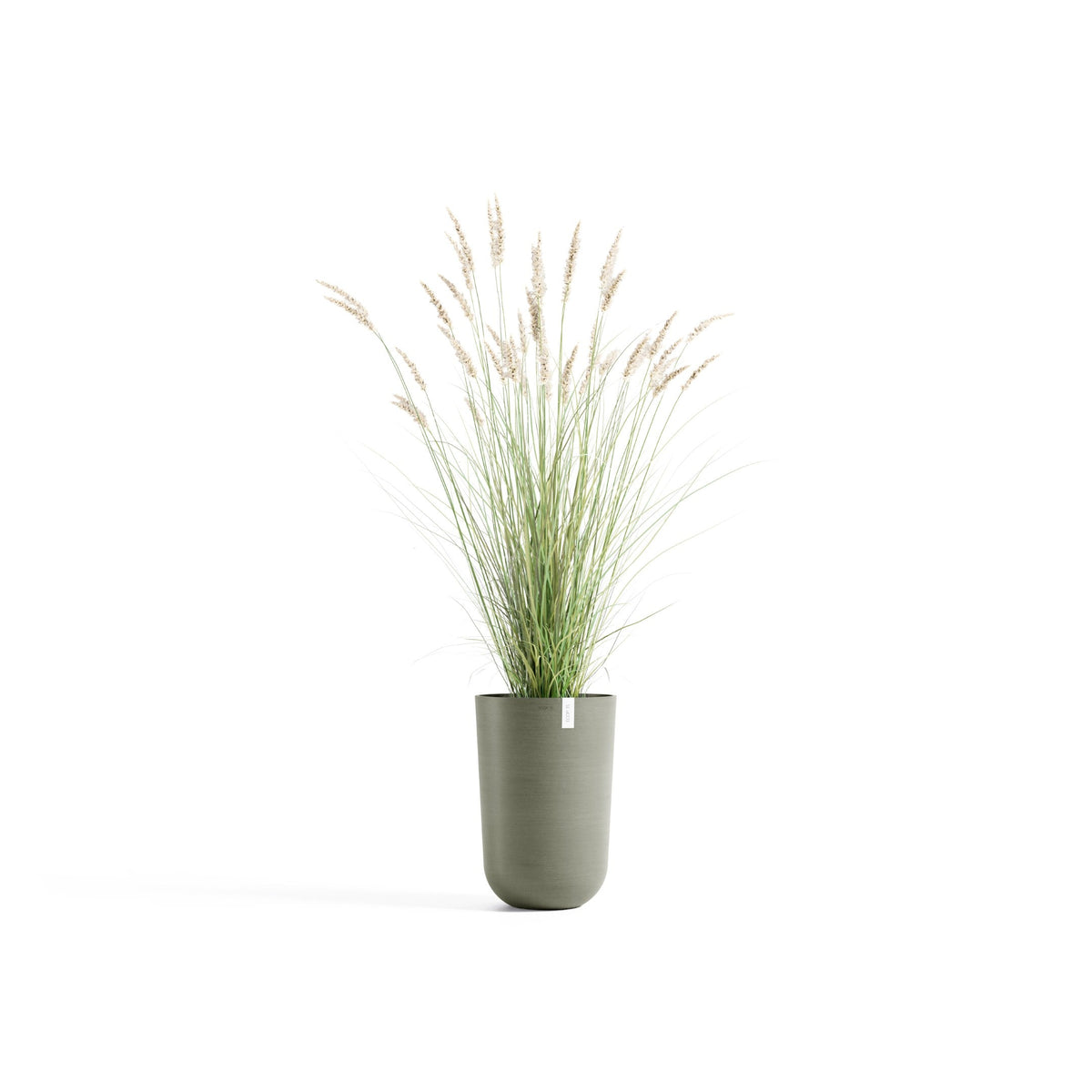 Kukkaruukku Oslo korkea 52cm kaki – kasvin kanssa