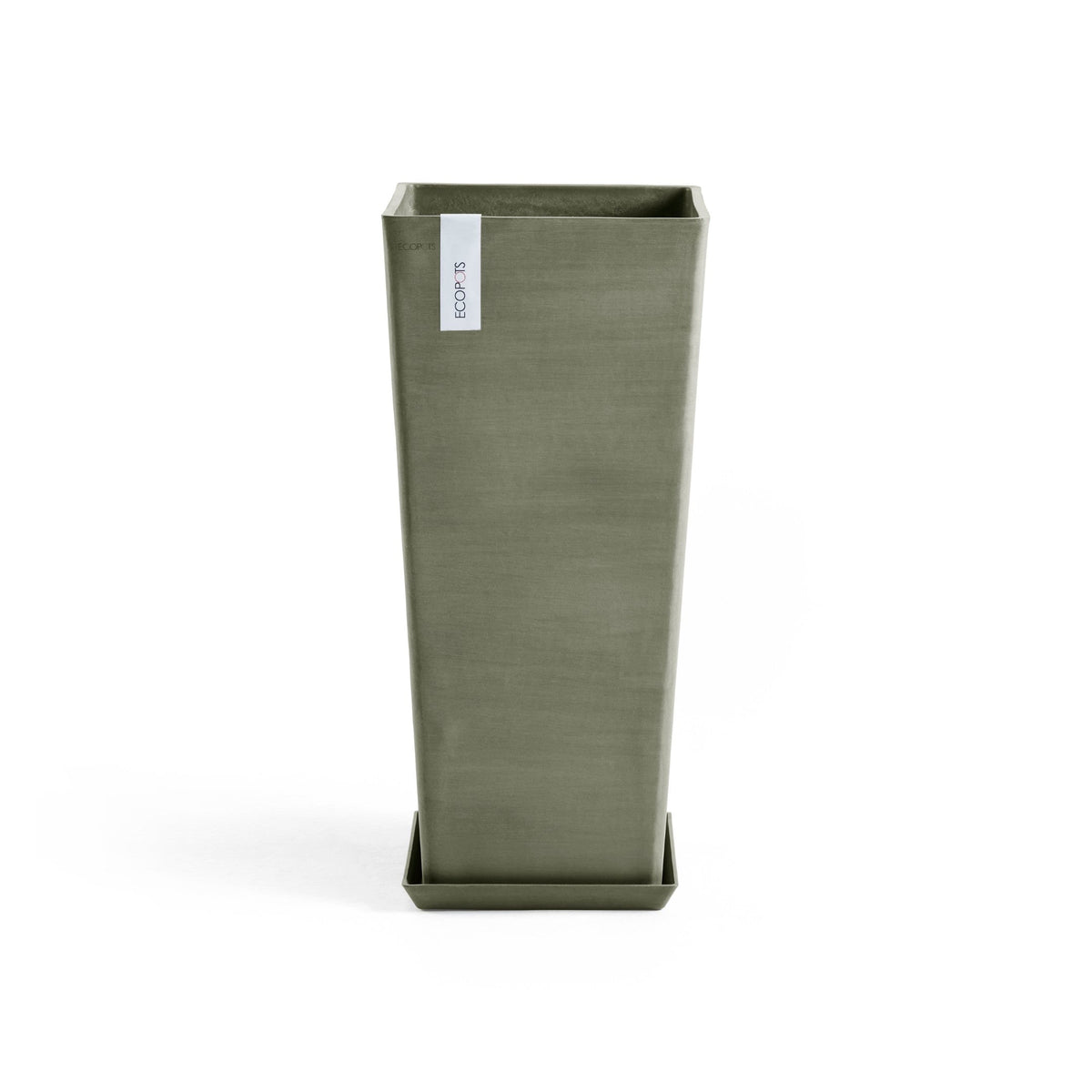 Kukkaruukku Rotterdam korkea 70cm kaki – aluslautasen kanssa