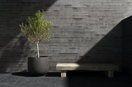 Kukkaruukku Mondo 50cm ruskea kivi