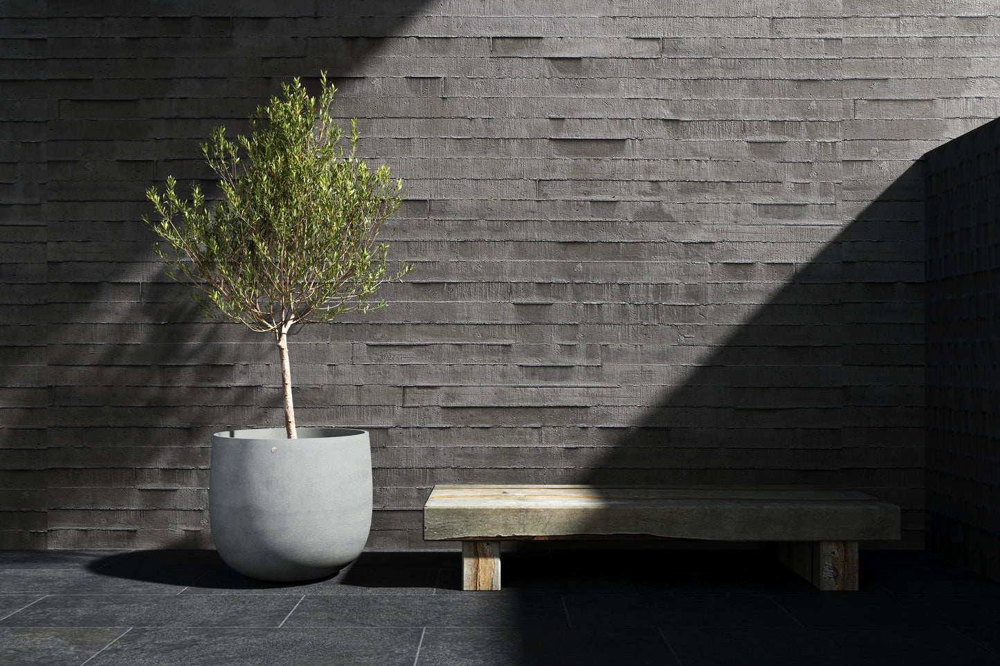 Kukkaruukku Mondo 84cm betonikivi