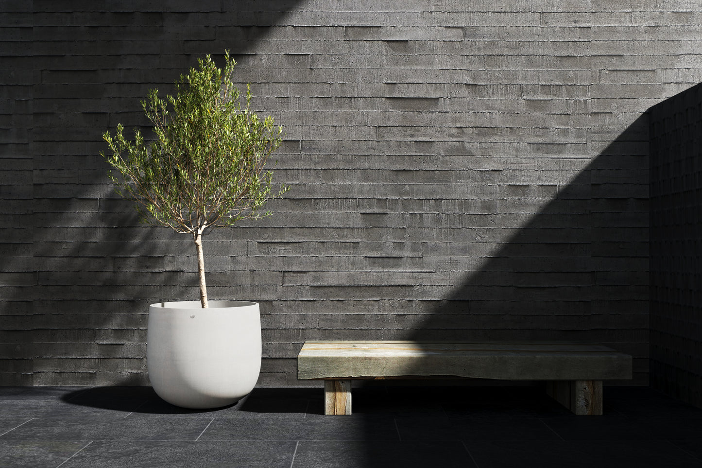 Kukkaruukku Mondo 50cm hiekkakivi