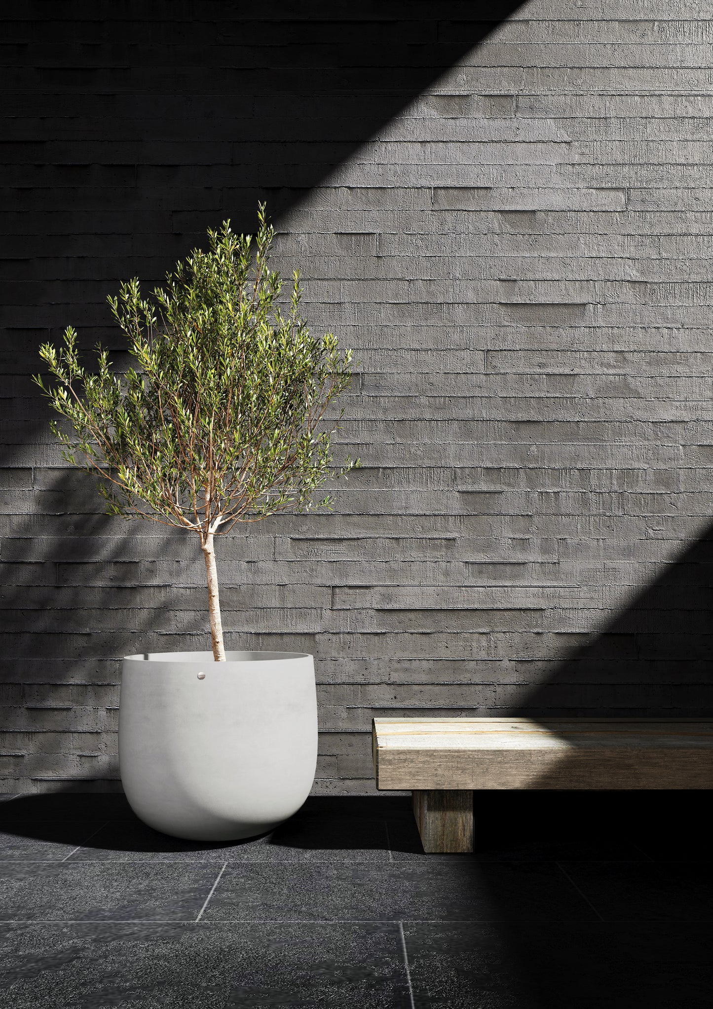 Kukkaruukku Mondo 100cm hiekkakivi