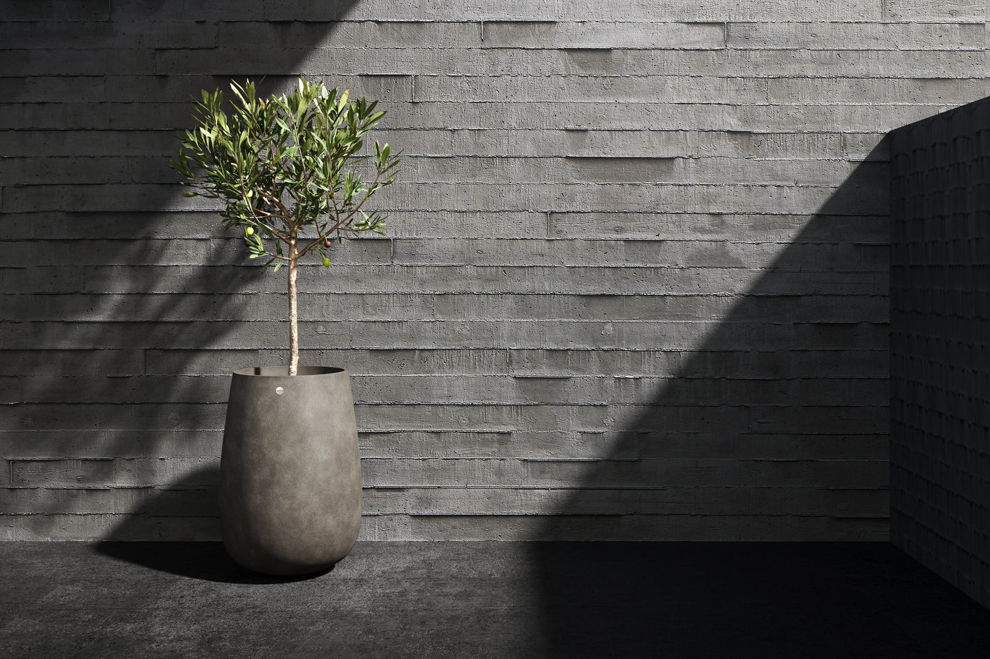 Kukkaruukku Mondo korkea 45cm jokikivi