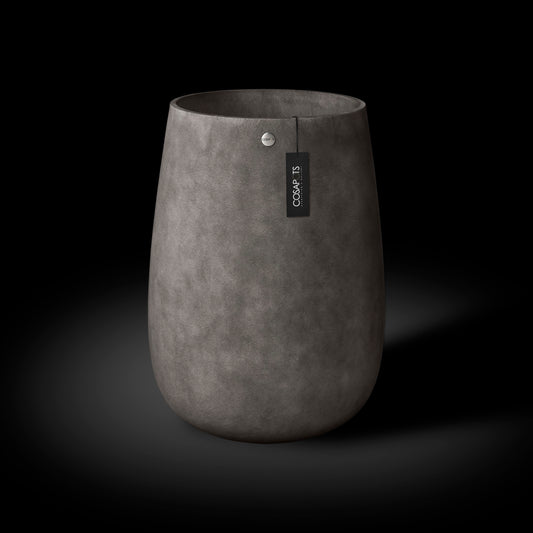 Kukkaruukku Mondo korkea 55cm taupe kivi